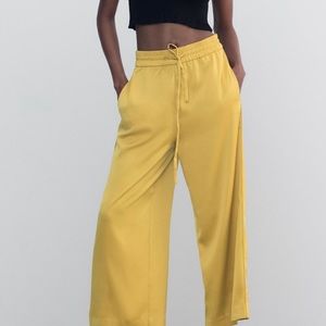Zara draw string flowy pant.